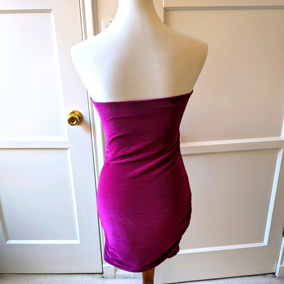 Va Va Voom strapless bodycon ribbed dress NWOT - Picture 6 of 9